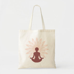 Yoga girl tote bag
