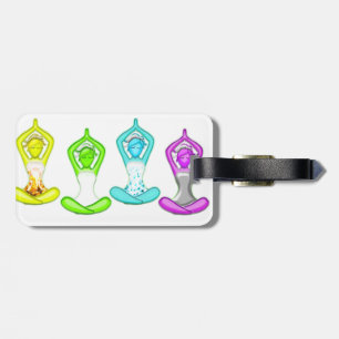Yoga Girls Luggage Tag