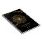 Yoga Gold Lotus Mandala Vintage Black Gold Marble
