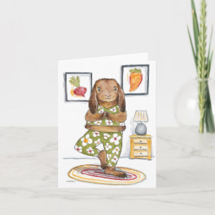 Yoga Hare Card