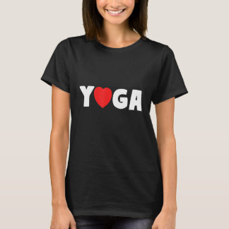 Yoga Heart Love Yogi Fitness T-Shirt