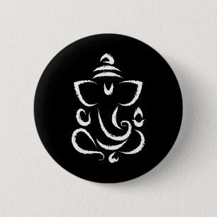 Yoga Hindu Indian Meditation Deepavali Diwali Rang 2 Inch Round Button