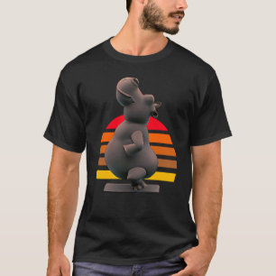 Yoga Hippo Strike a pose T-Shirt