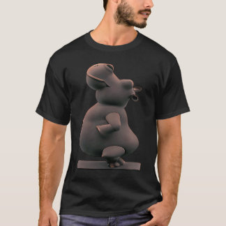Yoga Hippo  Strike a pose T-Shirt