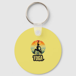 Yoga , Inner Peace Keychain