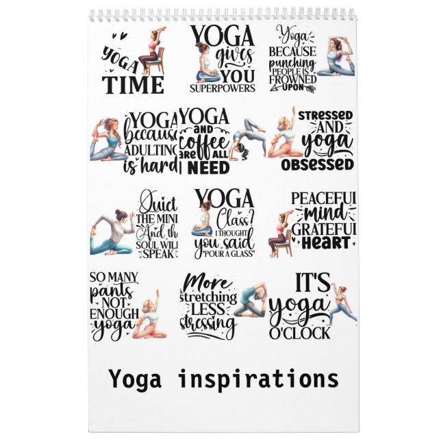 Yoga inspirations calendar (Cover)