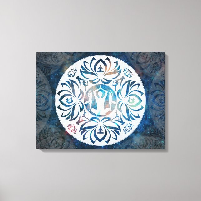 Yoga Inspirations on Canvas Print (Front)
