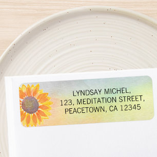 Yoga Instructeur Sunflower Adresse de retour