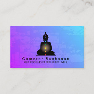 Yoga Instructor and Reiki Master Business Cards