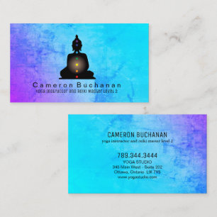 Yoga Instructor and Reiki Master Business Cards