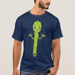 Yoga Instructor Asparagus Lover Vegan Vegetable Ve T-Shirt