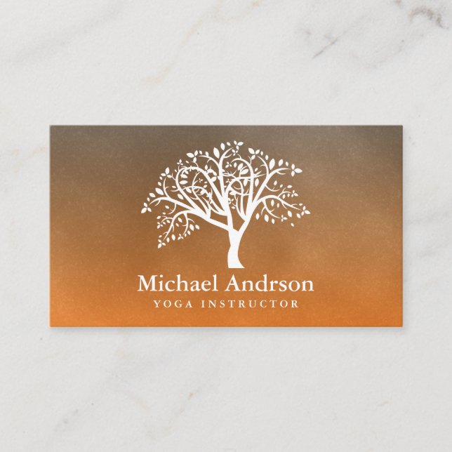 Yoga Instructor Business Card (Front)