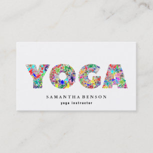 Yoga Instructor Business Card