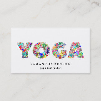 Yoga Instructor Business Card