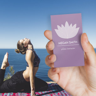 Yoga Instructor Business Card, Pilates Instructor  Card