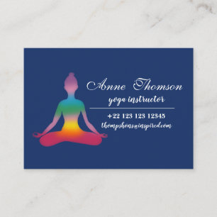 Yoga Instructor Bussines Card