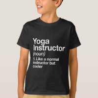 Yoga Instructor Funny Definition Gym Trainer Coach