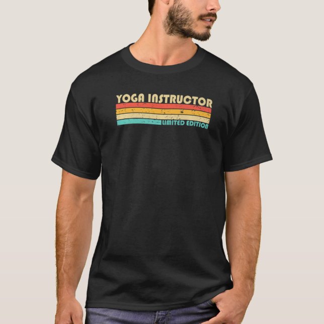 Yoga Instructor  Job Title Profession Birthday Wor T-Shirt (Front)