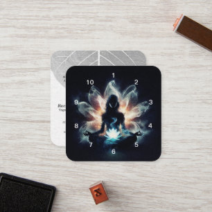 Yoga Instructor Meditation Lotus Pose Class Pass Loyalty Card