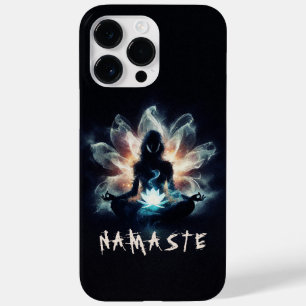 Yoga Instructor Meditation Pose Glowing Mist Lotus Case-Mate iPhone 14 Pro Max Case