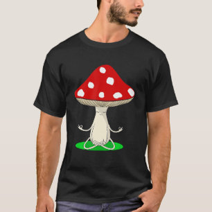 Yoga Instructor Mushroom Collector Mycology Fitnes T-Shirt