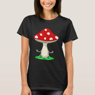 Yoga Instructor Mushroom Collector Mycology Fitnes T-Shirt