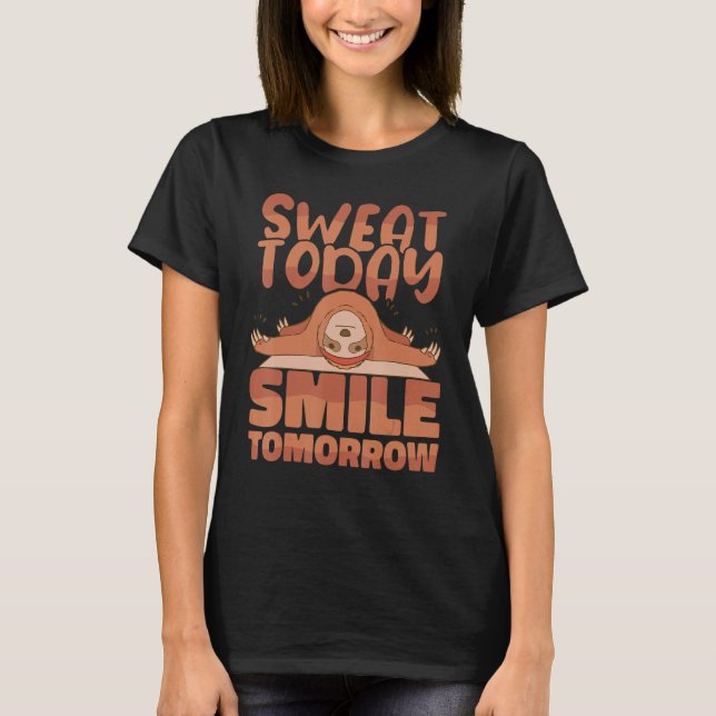 Yoga Instructor Sweat Today Smile Tomorrow Meditat (Devant)