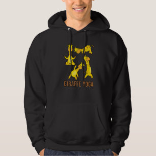 Yoga Instructor Teacher Giraffe Giraffe Yoga Hoodie