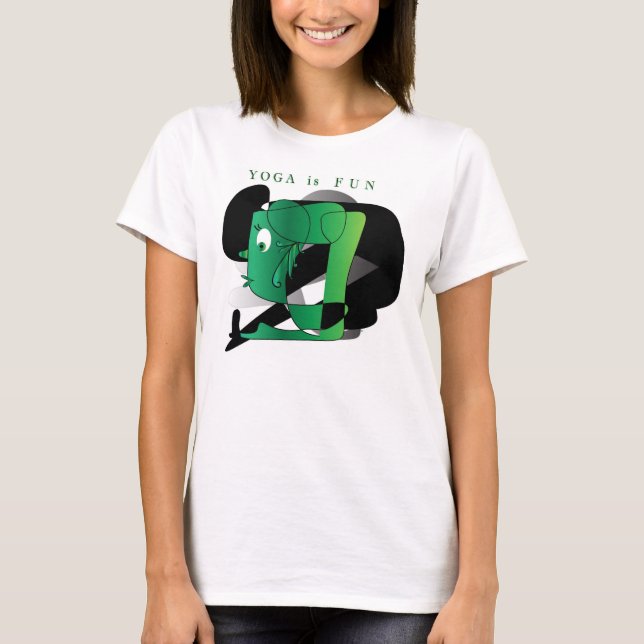 Yoga is Fun  t-shirt (Front)