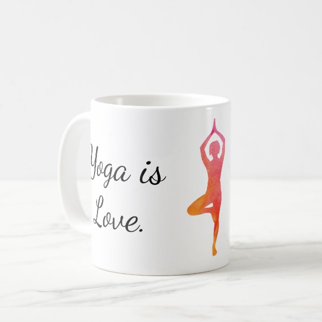 Yoga Is Life 2 Mug (Front Left)