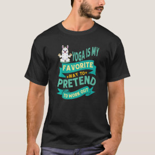 Yoga is my Favorite Llama game Alpaca baby Outfit  T-Shirt