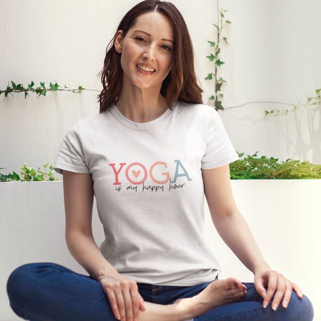 Yoga is my Happy Hour T-Shirt (Creator Uploaded)