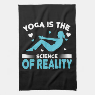Yoga Is The Science Of Reality Kitchen Towel