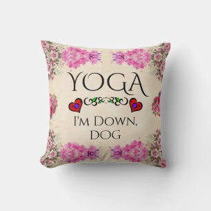 Yoga Je suis en bas, Oreiller de chien