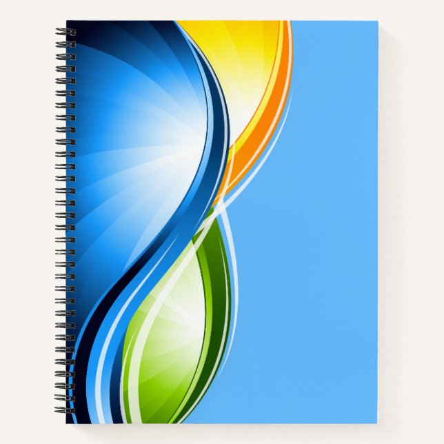 Yoga Journal: Wellness Spiral Notebook (Front)