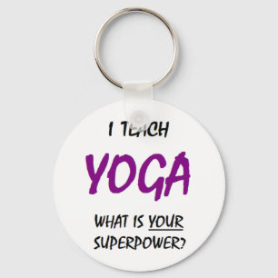 yoga keychain