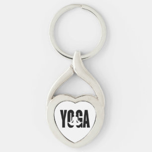 Yoga. Keychain