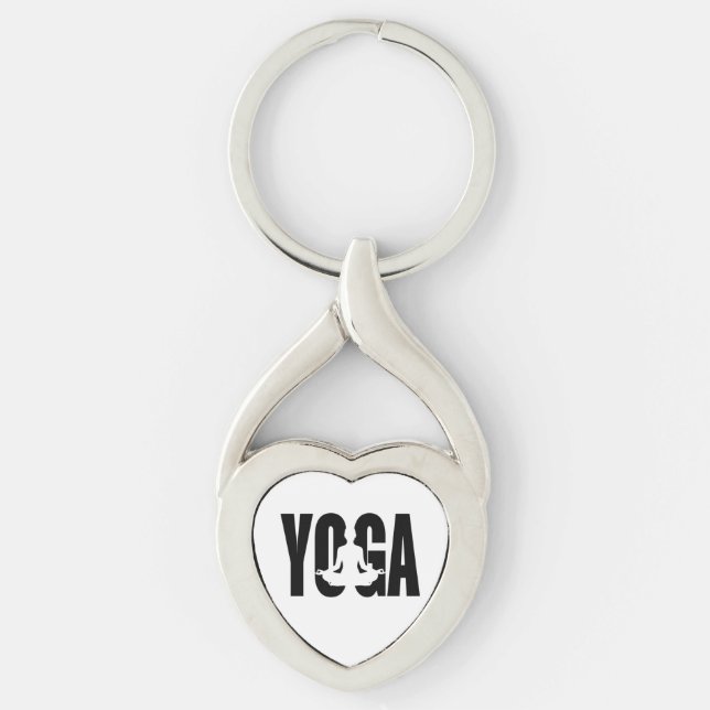 Yoga. Keychain (Front)