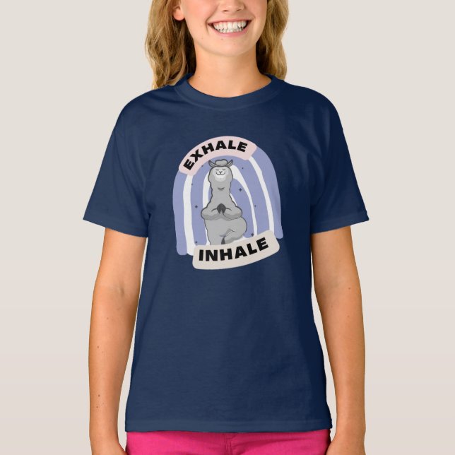 Yoga Llama  T-Shirt (Front)