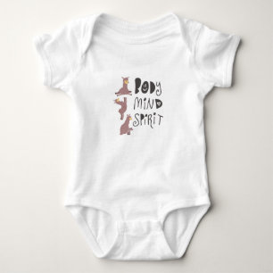 Yoga Llamas Baby Bodysuit