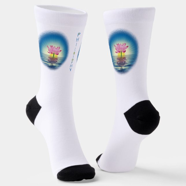 Yoga Lotus Socks (Angled)