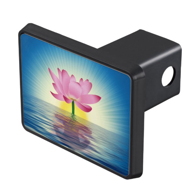 Yoga Lotus Trailer Hitch Cover (Top Right)
