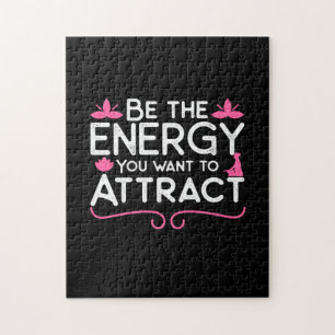 Yoga Lover Be The Energy You Want To Attract Jigsaw Puzzle