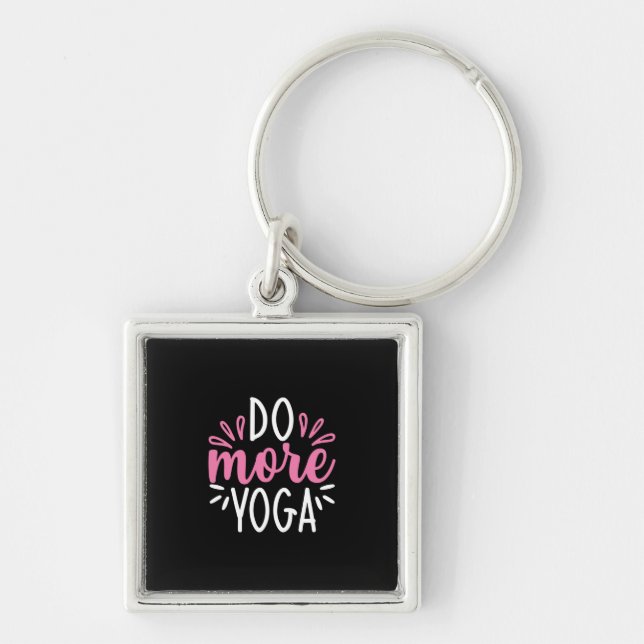 Yoga Lover | Do More Yoga Keychain (Front)