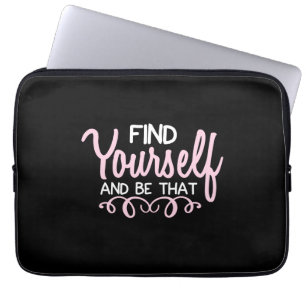 Yoga Lover   Find Yourself And Be That Laptop Sleeve