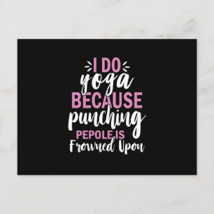 Yoga Lover   I Do Yoga Postcard