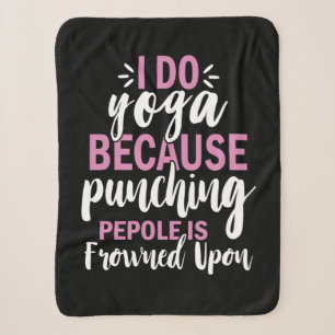 Yoga Lover I Do Yoga Sherpa Blanket