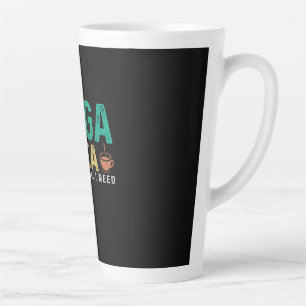 Yoga Lover Yoga And Tea Are All I Need Latte Mug