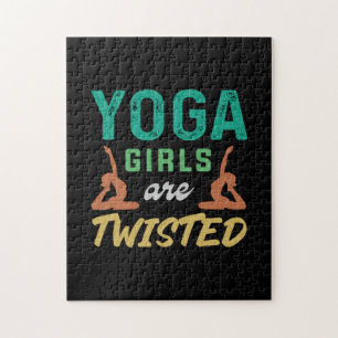 Yoga Lover   Yoga Girls Are Twisted Jigsaw Puzzle