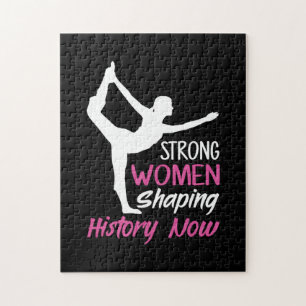 Yoga Lover   Yoga Strong Woman Jigsaw Puzzle